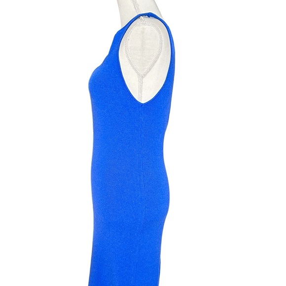 Free People Vibrant Blue Sleeveless Midi Dress - Picture 6 of 8